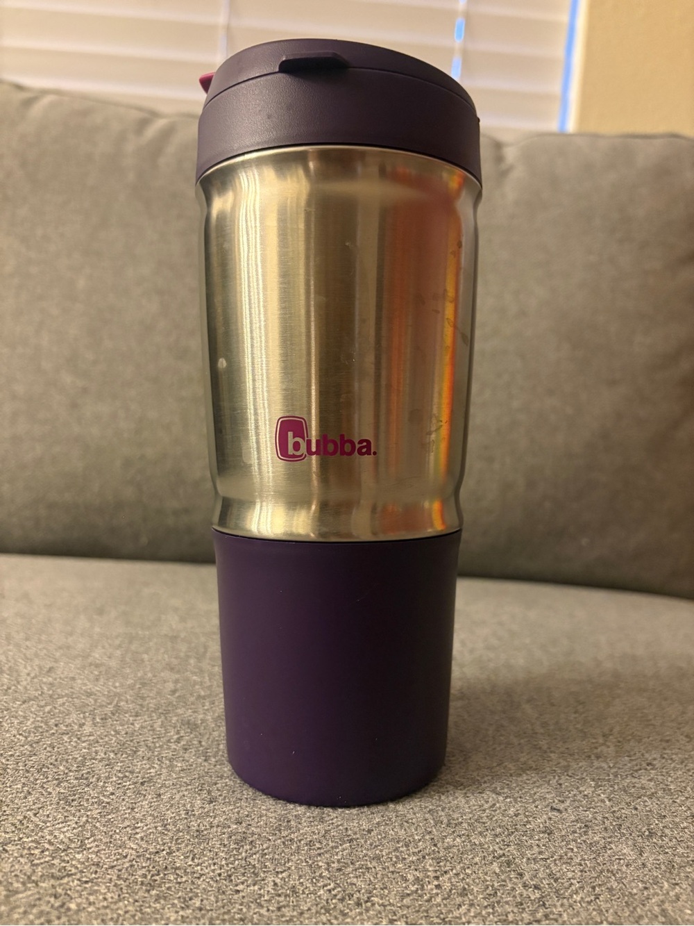 bubba Purple Stainless Steel Travel Mug - Insulated Coffee Tumbler